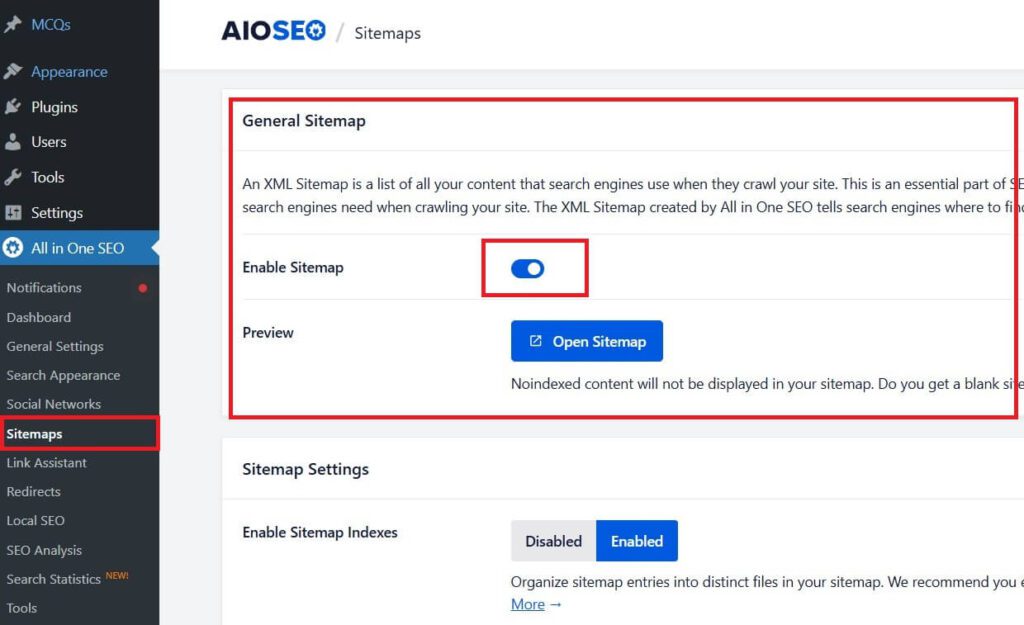 Easy & Faster Ways to Submit Sitemap to Google Search Console For Wordpress 5 How to Create an XML Sitemap in AIOSEO