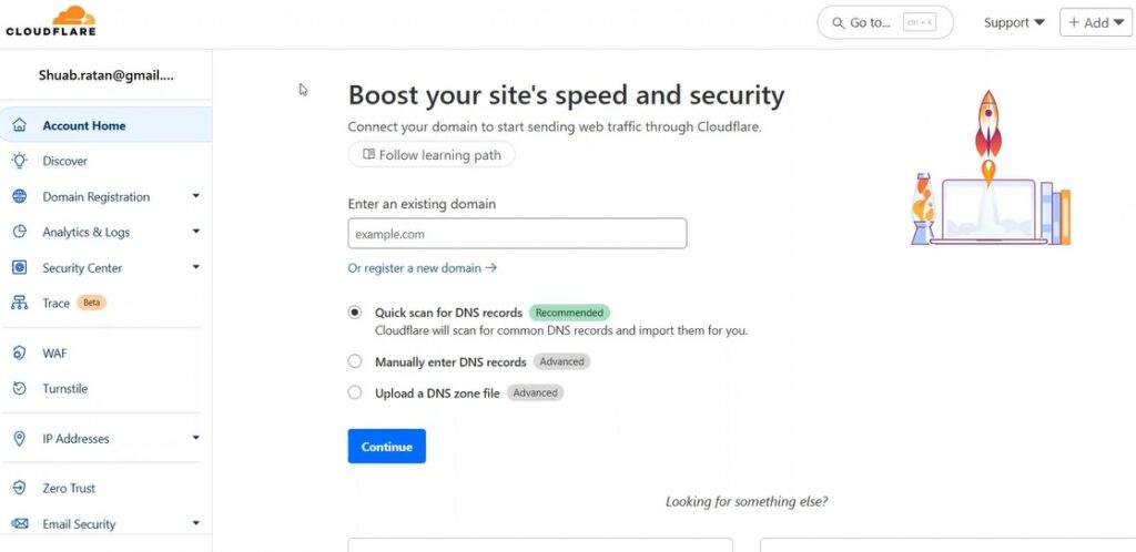 How to Get Free Lifetime SSL for WordPress or Any Website (Using Cloudflare) 2 how to add a domain to cloudflare