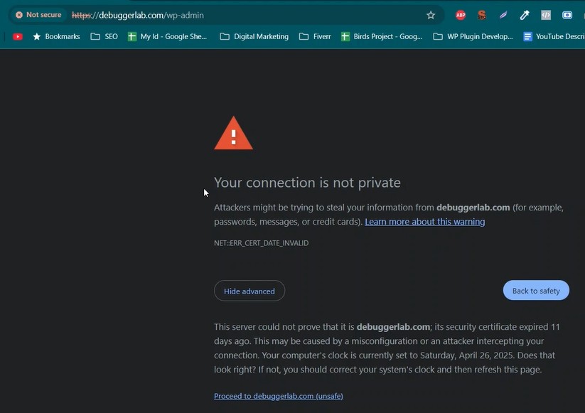How to Get Free Lifetime SSL for WordPress or Any Website (Using Cloudflare) 1 how to fix website is not secure error in chrome